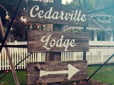 Cedarville Lodge sign in Gresham