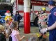 Children attending an event at a Gresham fire station